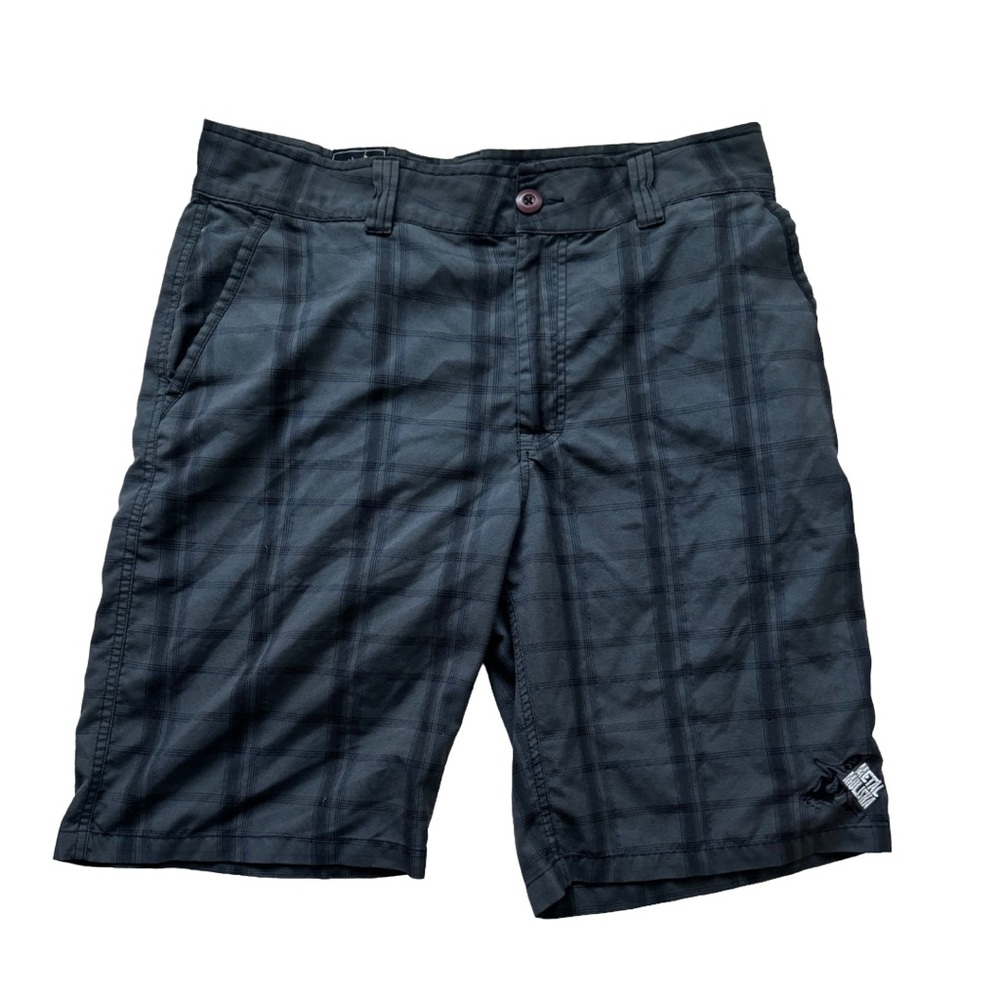 Metal Mulisha Dark Plaid Shorts